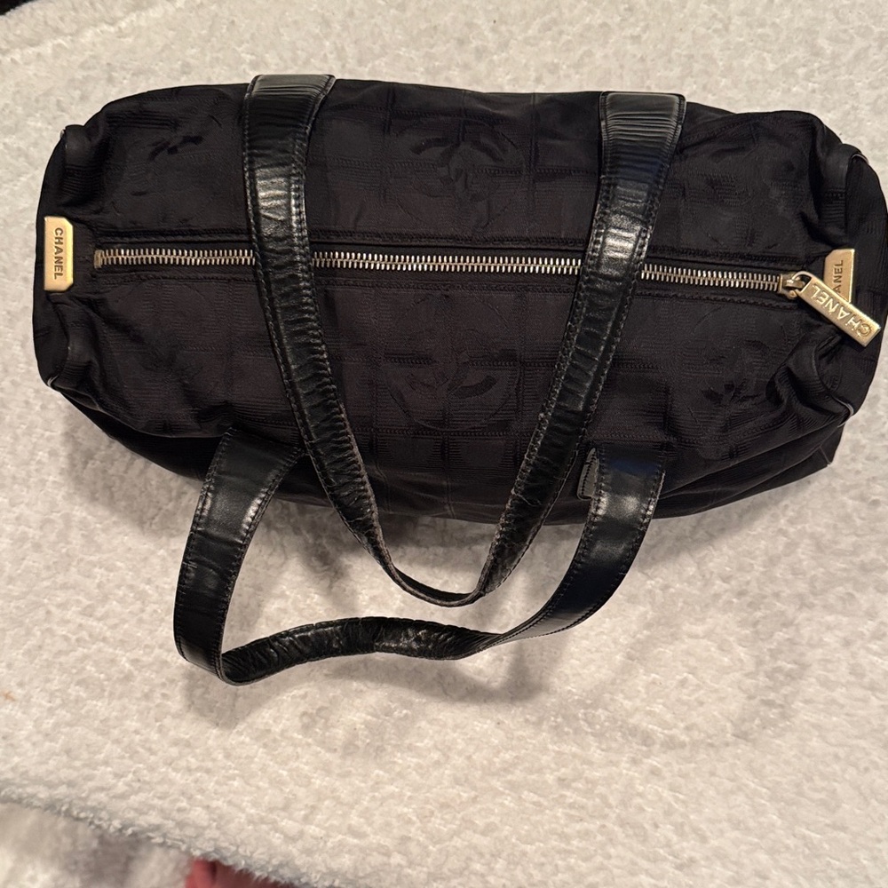 CHANEL Mini Boston Bag - Nylon Material